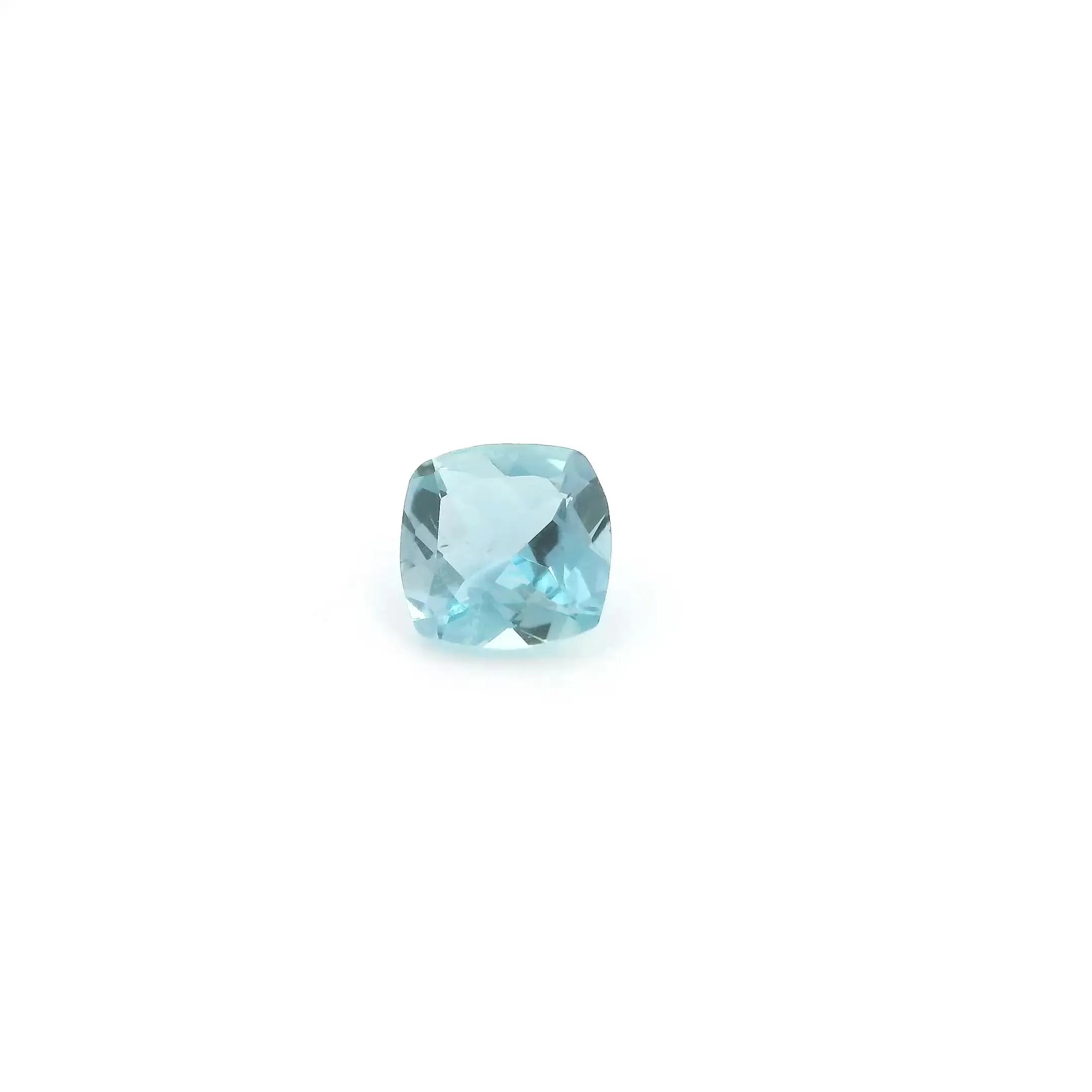 0.37ct Cushion Natural Aquamarine (Colour Blue, Clarity Slightly Included, Cut Faceted)
