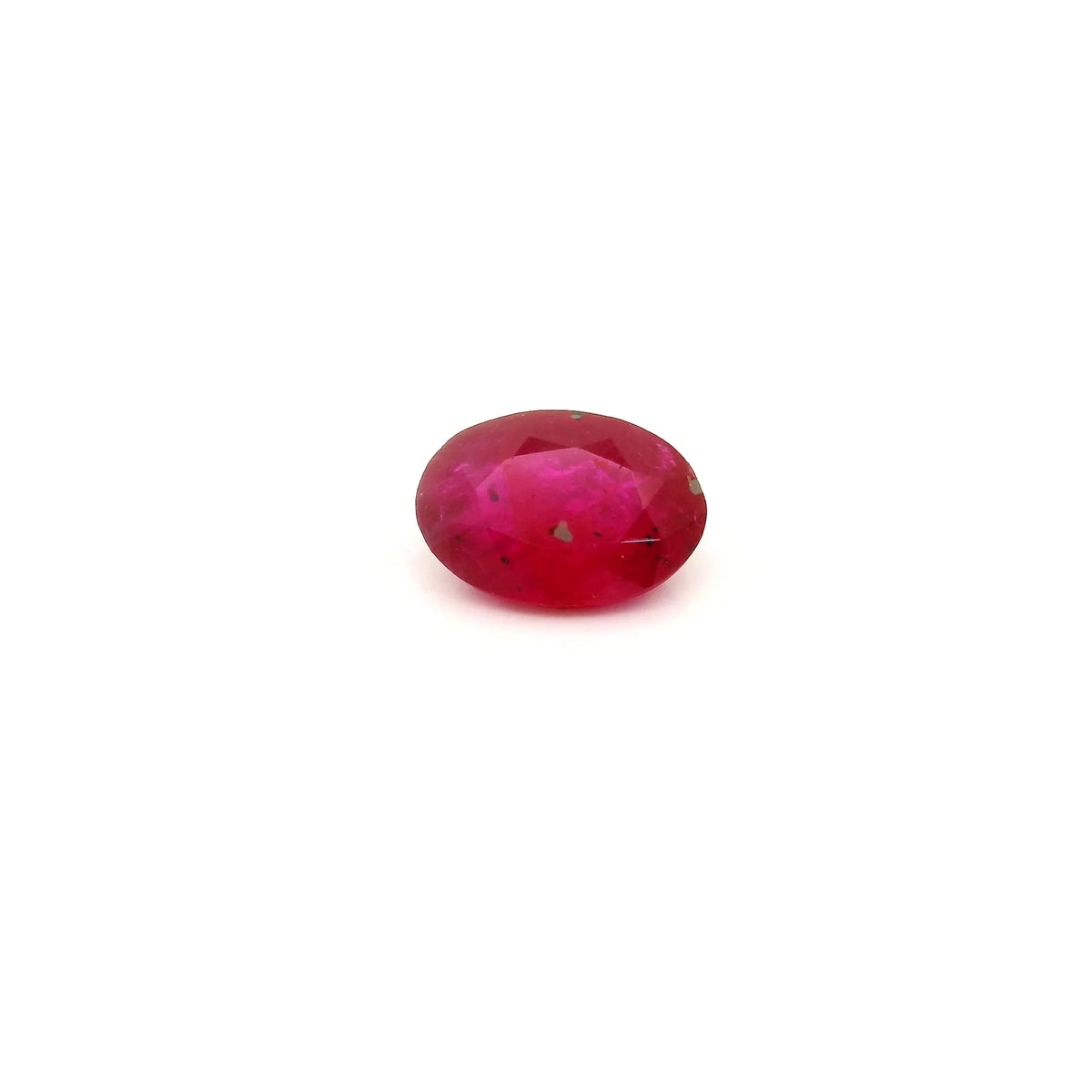 0.85ct Oval Natural Ruby (Colour Red, Clarity Moderately Included, Cut Faceted)
