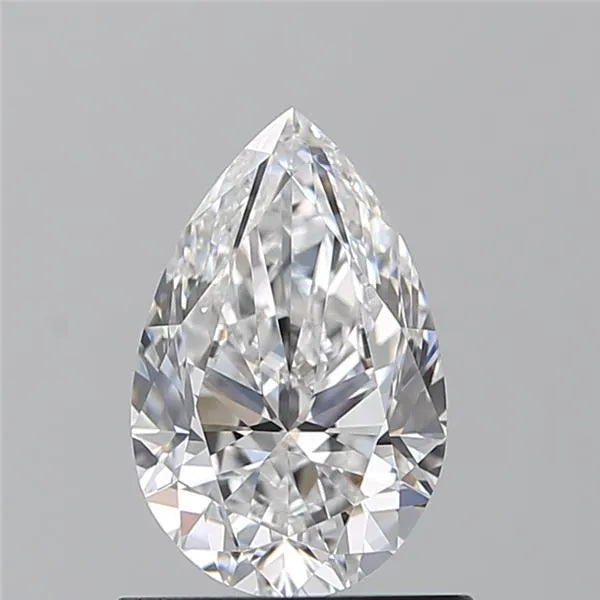 0.90ct Pear Natural Diamond (Colour D, Clarity VVS2, GIA Certified)