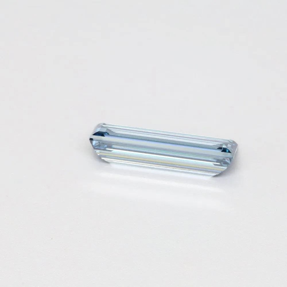 2.00ct Baguette Lab Grown Diamond (Colour Fancy Vivid Blue, Clarity VS1, IGI Certified)