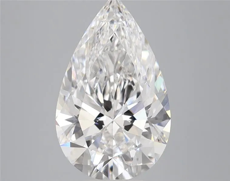 2.00ct Pear Lab Grown Diamond (Colour E, Clarity VVS2, IGI Certified)