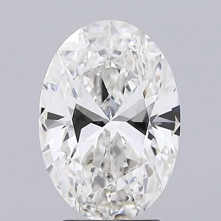 2.50ct Oval Lab Grown Diamond (Colour G, Clarity VVS2, IGI Certified)