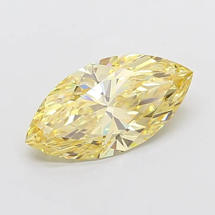 2.67ct Marquise Lab Grown Diamond (Colour Fancy Yellow, Clarity VS1, IGI Certified)