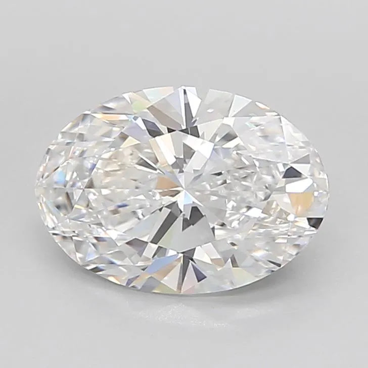 2.83ct Oval Lab Grown Diamond (Colour D, Clarity IF, Cut EX, IGI Certified)