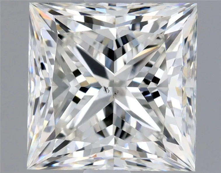 1.54ct Princess Natural Diamond (Colour J, Clarity VS2, Cut GD, GIA Certified)
