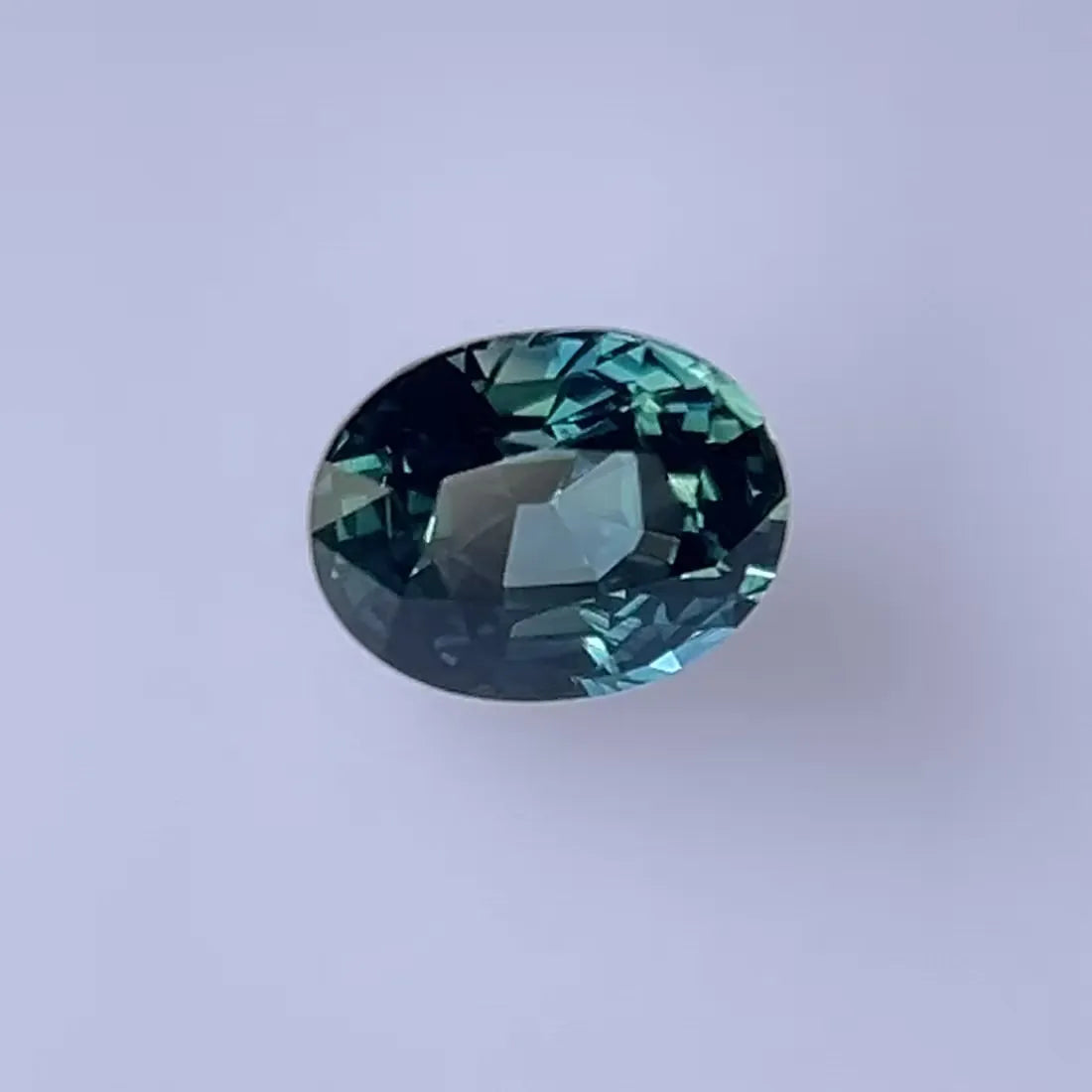 1.57ct Oval Natural Sapphire (Colour Teal, Clarity Eye Clean, Cut Faceted)