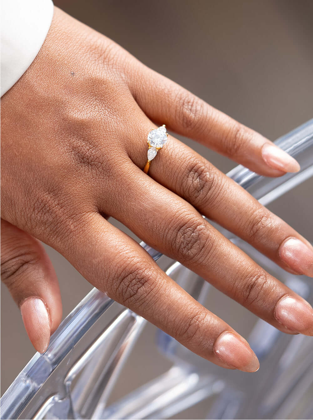 The Garden 1 ct. Round Diamond Three-Stone Ring