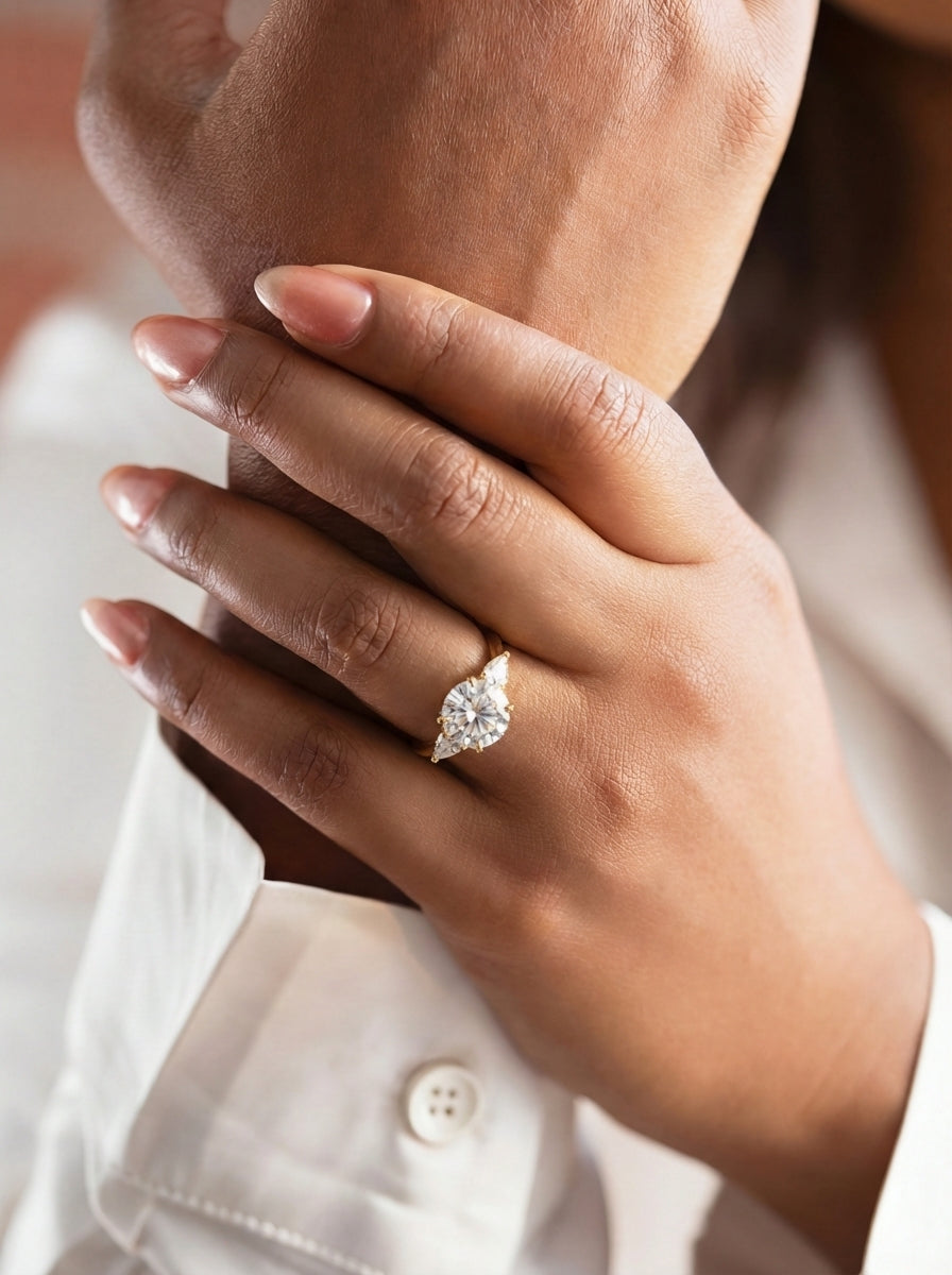 The Garden Round Stone Ring