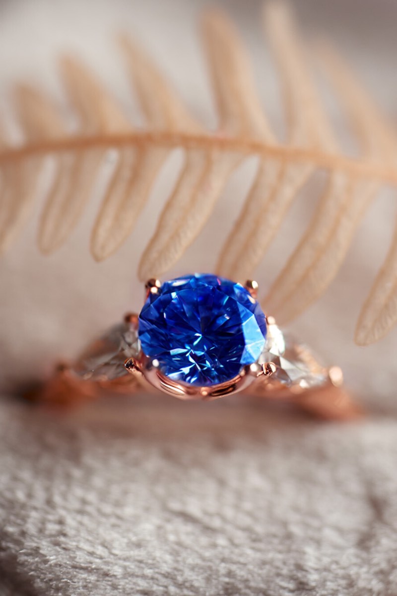 The Garden Round Stone Ring