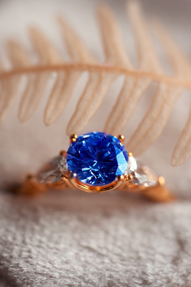The Garden Round Stone Ring