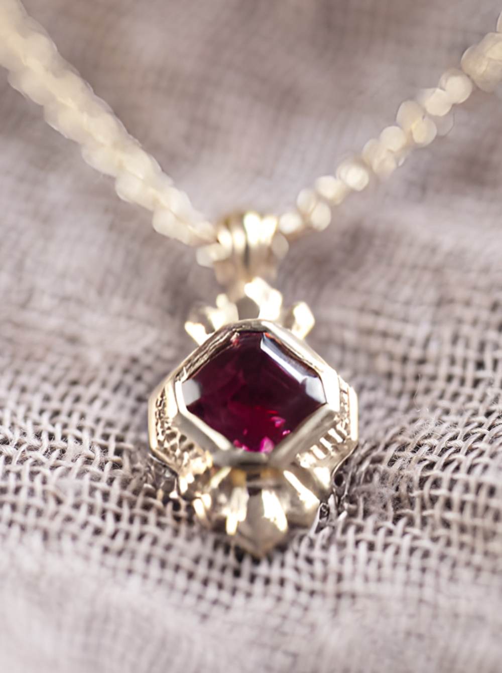 The Paris 1 ct. Ruby Necklace