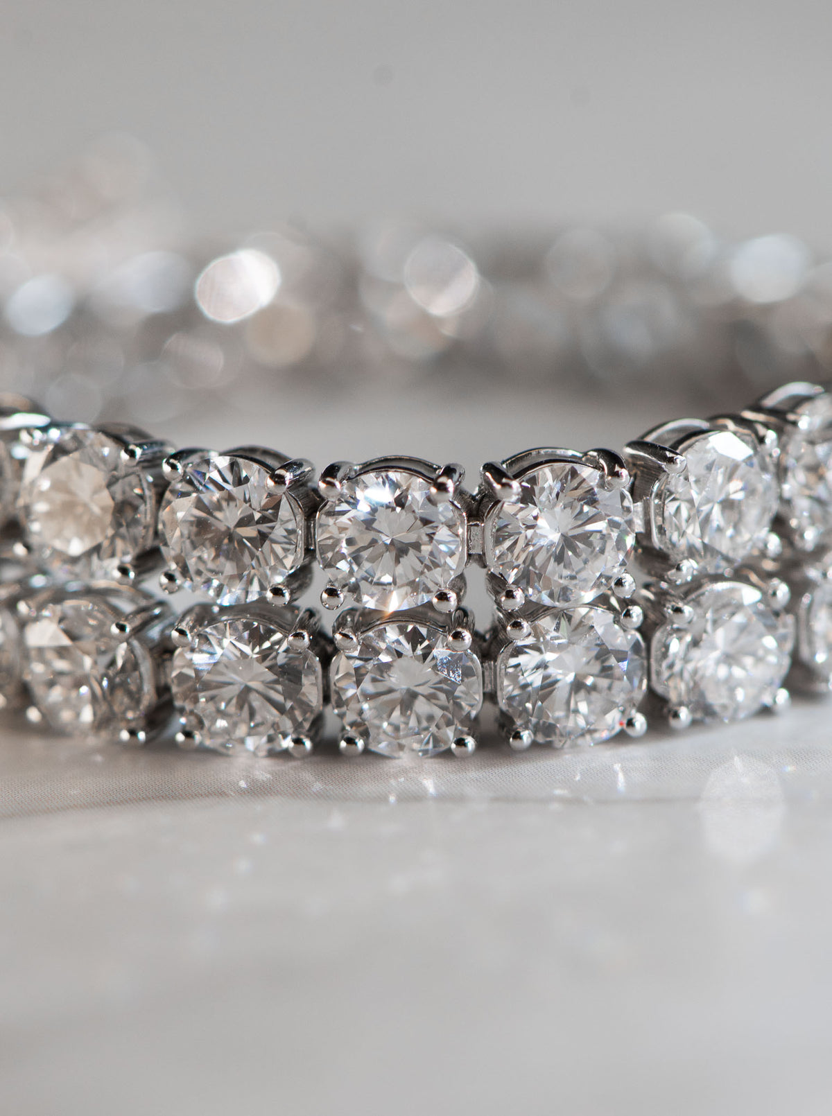 Lab Grown Diamond Tennis Bracelet
