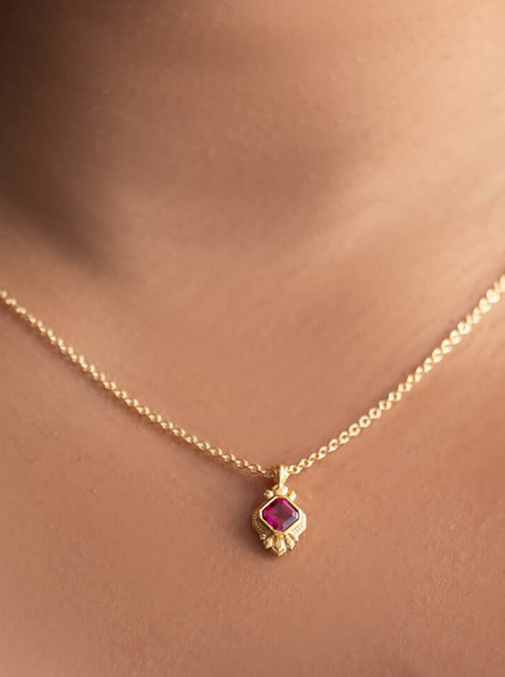The Paris 1 ct. Ruby Necklace