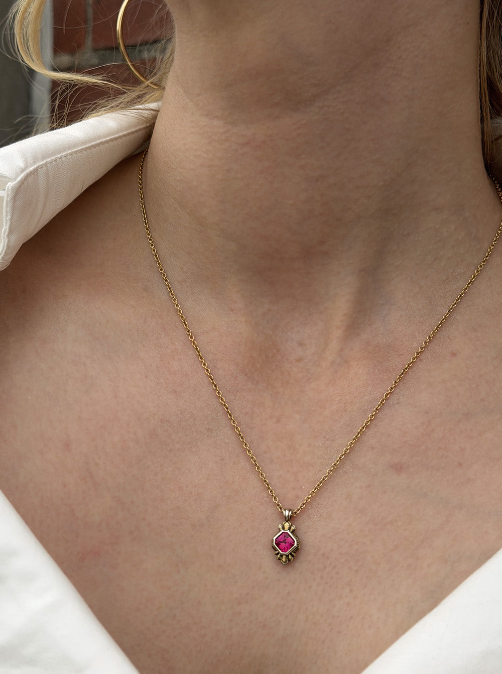 The Paris 1 ct. Ruby Necklace