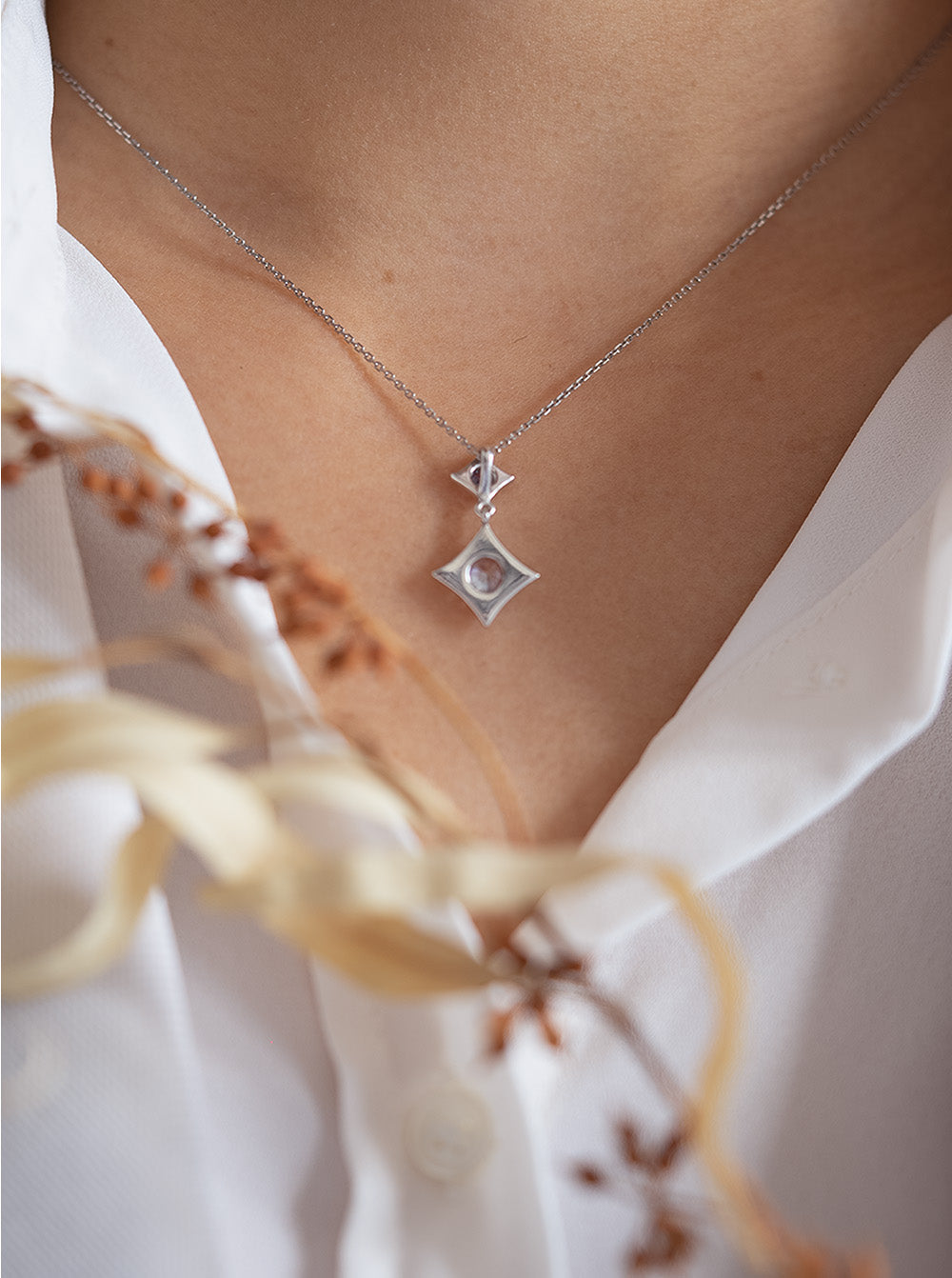 The Starlight Lab Diamond Pendant