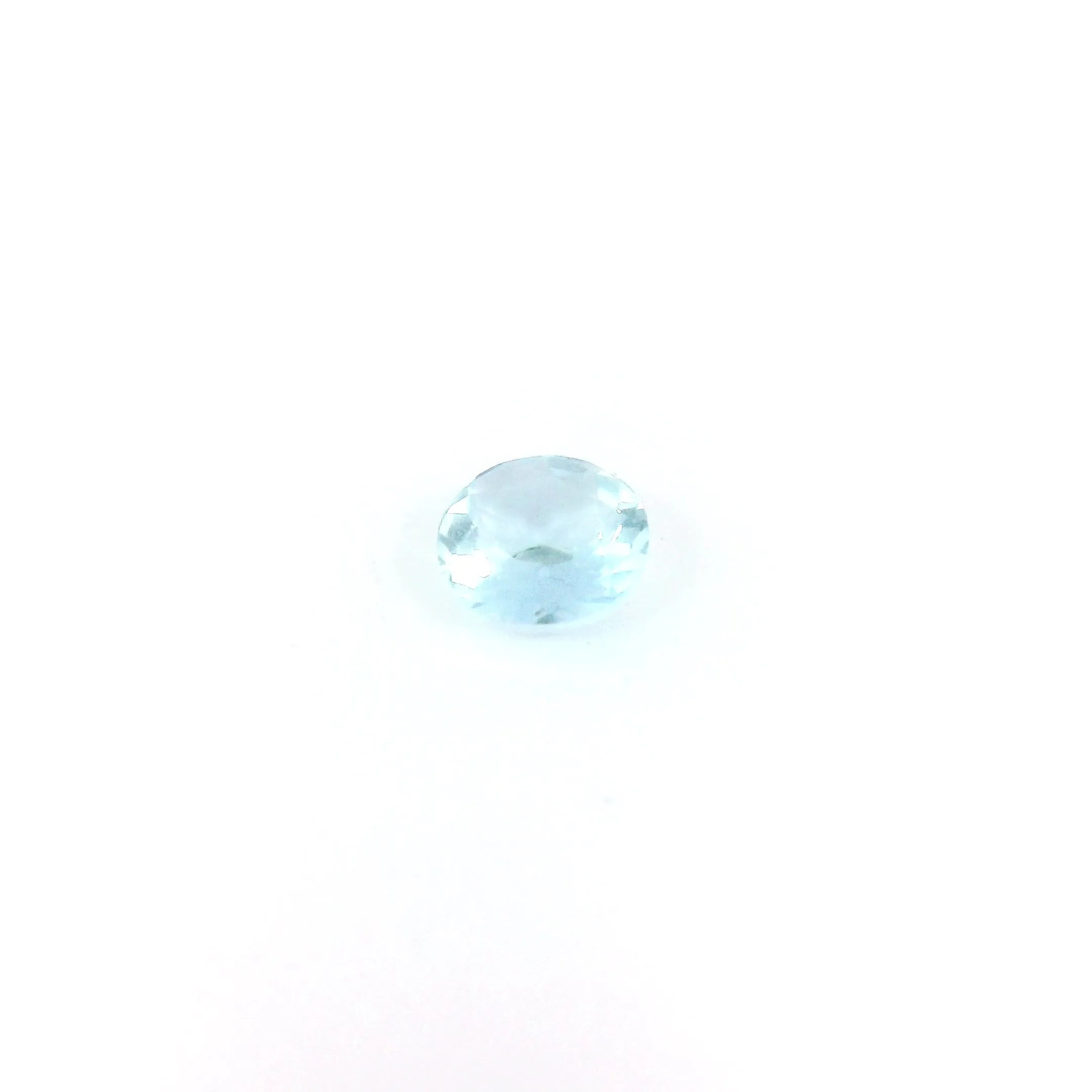 0.34ct Round Natural Aquamarine (Colour Blue, Clarity Eye Clean, Cut Faceted)