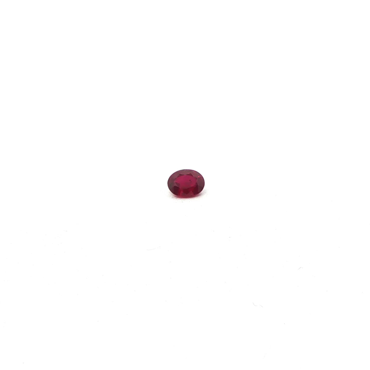 0.39ct Oval Natural Ruby (Colour Red, Clarity Slightly Included, Cut Faceted)