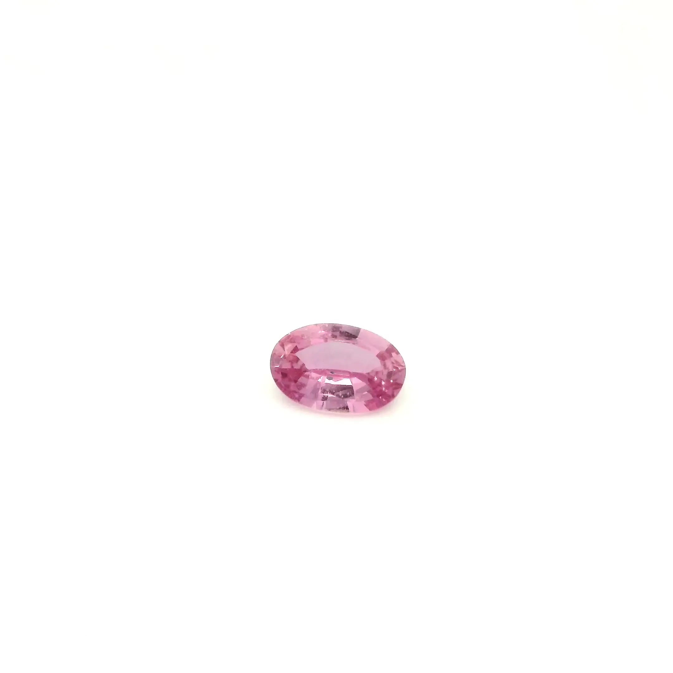 0.47ct Oval Natural Sapphire (Colour Pink, Clarity Eye Clean, Cut Faceted)