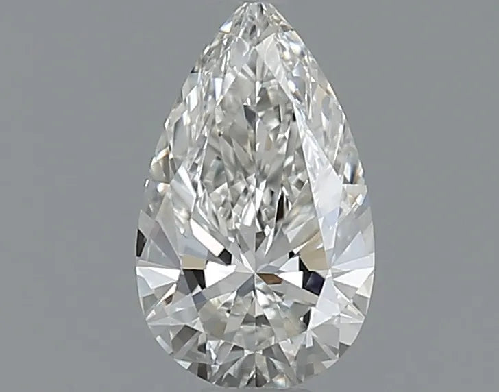 0.52ct Pear Natural Diamond (Colour H, Clarity IF, GIA Certified)