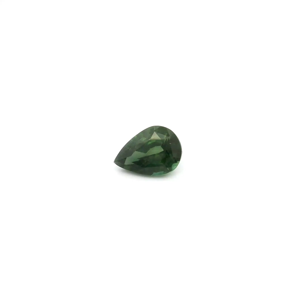 0.53ct Pear Natural Sapphire (Colour Green, Clarity Eye Clean, Cut Faceted)