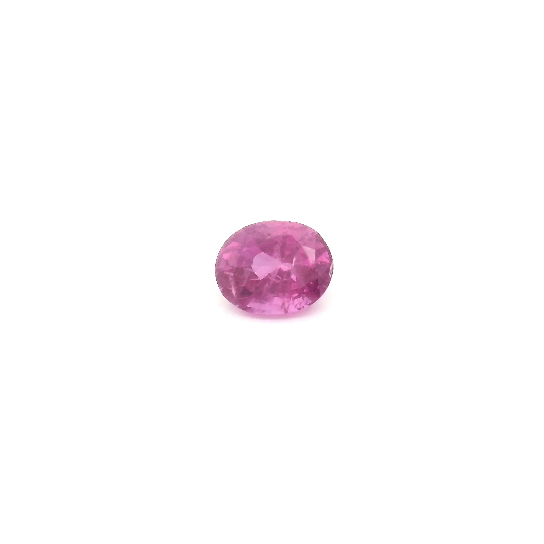 0.65ct Oval Natural Sapphire (Colour Pink, Clarity Slightly Included, Cut Faceted)