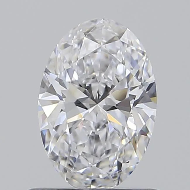 0.66ct Oval Lab Grown Diamond (Colour D, Clarity IF, IGI Certified)