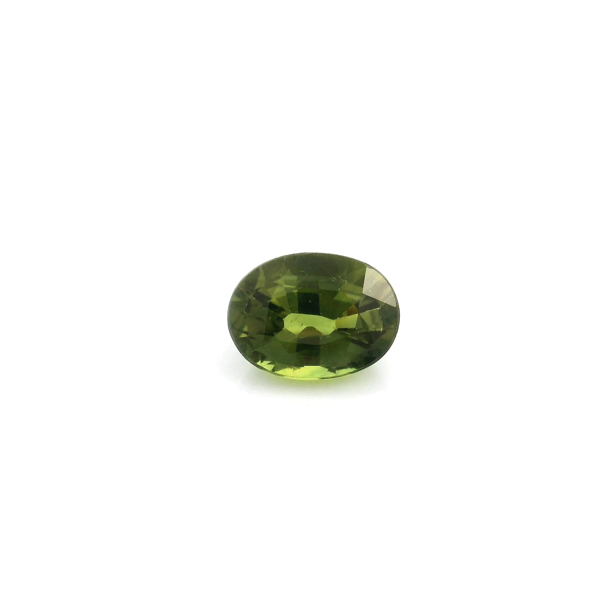 1.09ct Oval Natural Sapphire (Colour Green, Clarity Eye Clean, Cut Faceted)