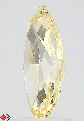 2.10ct Marquise Lab Grown Diamond (Colour Fancy Intense Yellow, Clarity VS1, IGI Certified)