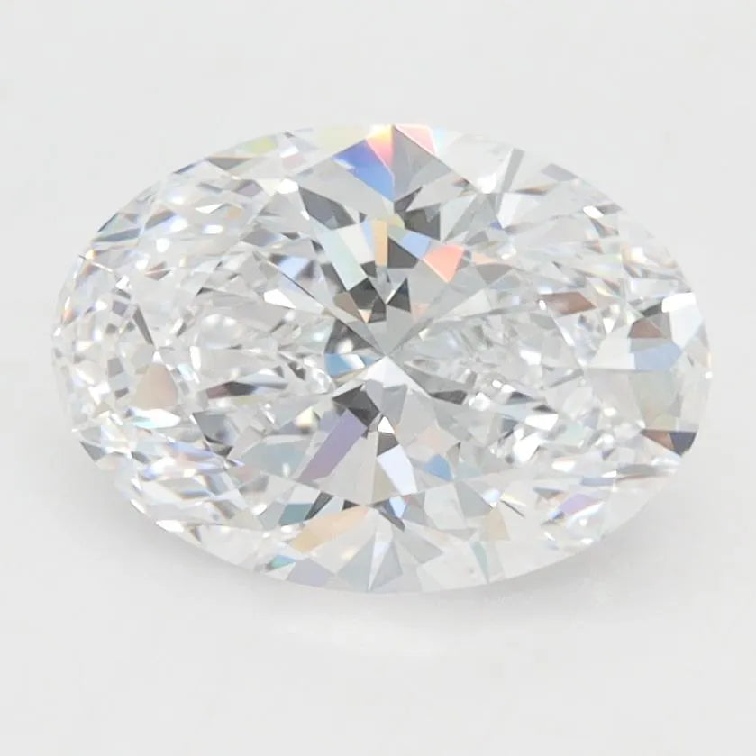 2.10ct Oval Lab Grown Diamond (Colour D, Clarity FL, GIA Certified)