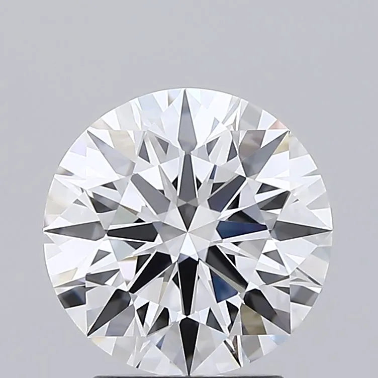 2.26ct Round Lab Grown Diamond (Colour D, Clarity IF, Cut ID, IGI Certified)