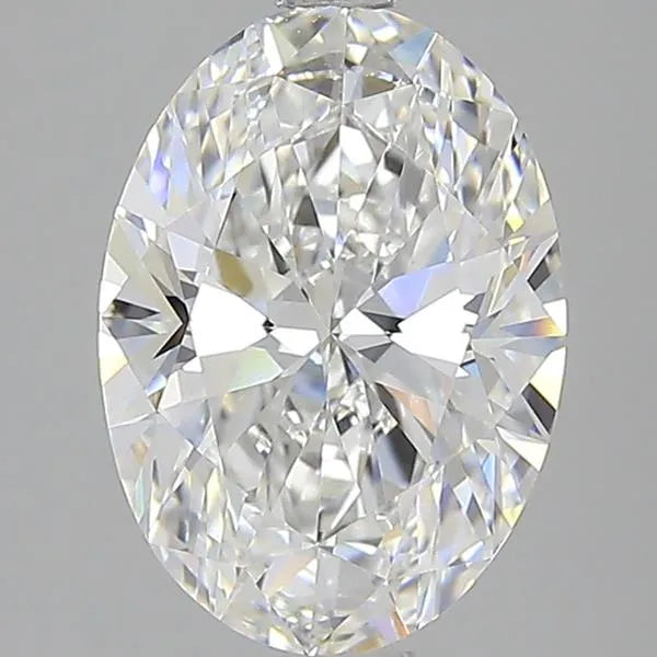 3.53ct Oval Lab Grown Diamond (Colour E, Clarity VVS2, IGI Certified)