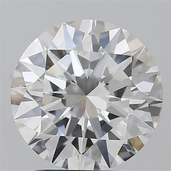 2.10ct Round Lab Grown Diamond (Colour D, Clarity VVS2, Cut EX, IGI Certified)