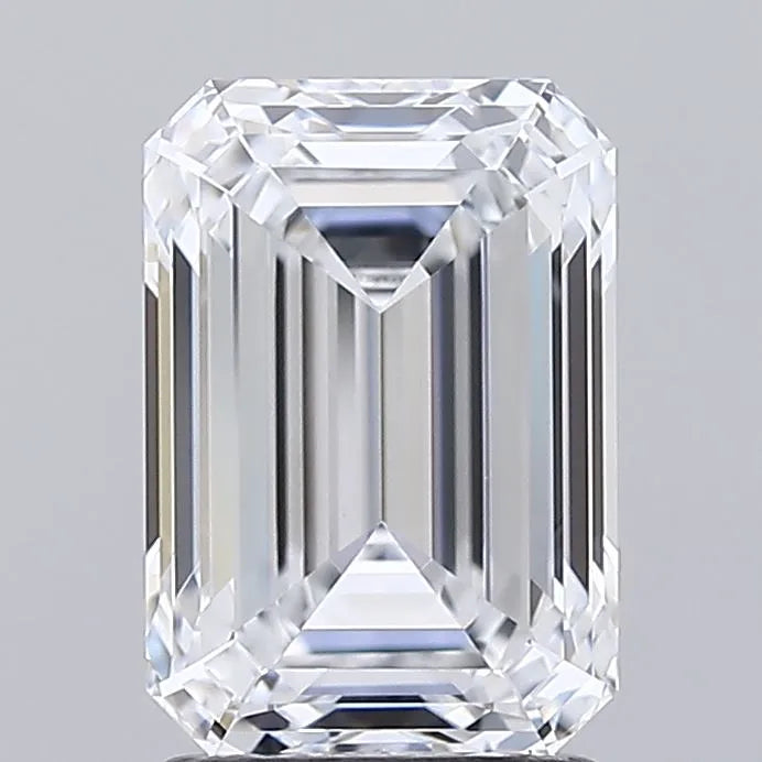 2.16ct Emerald Lab Grown Diamond (Colour E, Clarity IF, IGI Certified)
