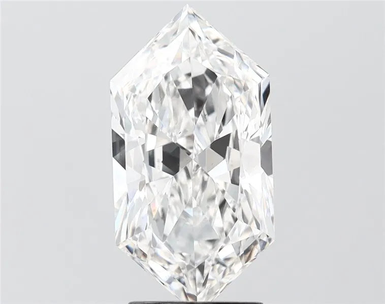 3.00ct Hexagonal Lab Grown Diamond (Colour E, Clarity VS2, IGI Certified)
