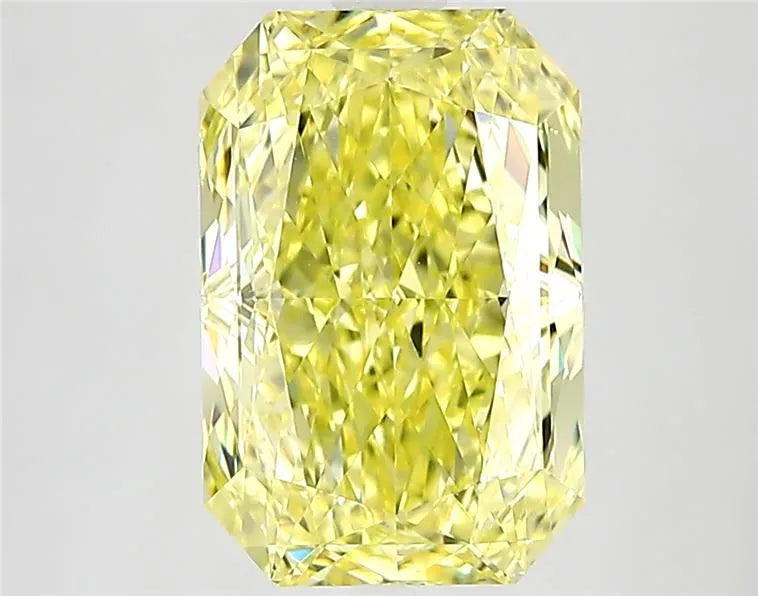 3.00ct Radiant Natural Diamond (Colour Fancy Intense Yellow, Clarity VS1, Cut EX, GIA Certified)