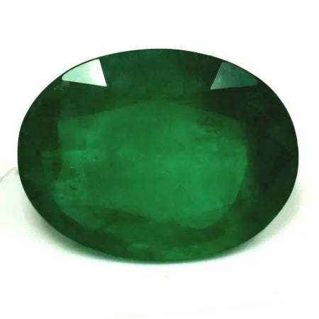 3.06ct Oval Natural Emerald (Colour Green, Clarity Slightly Included, Cut Faceted)