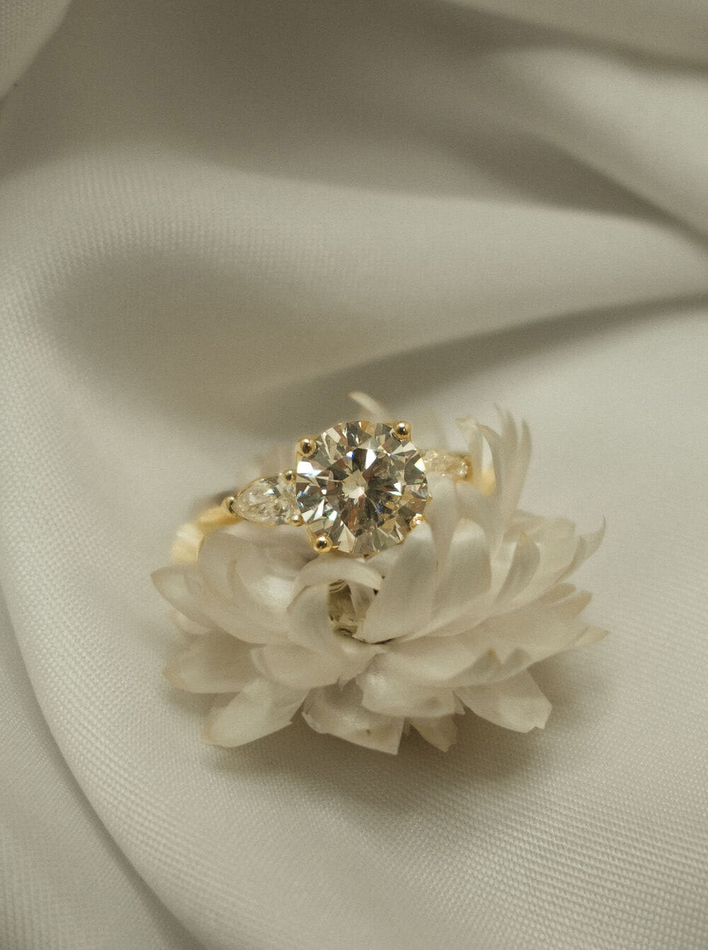 The Garden Round Stone Ring