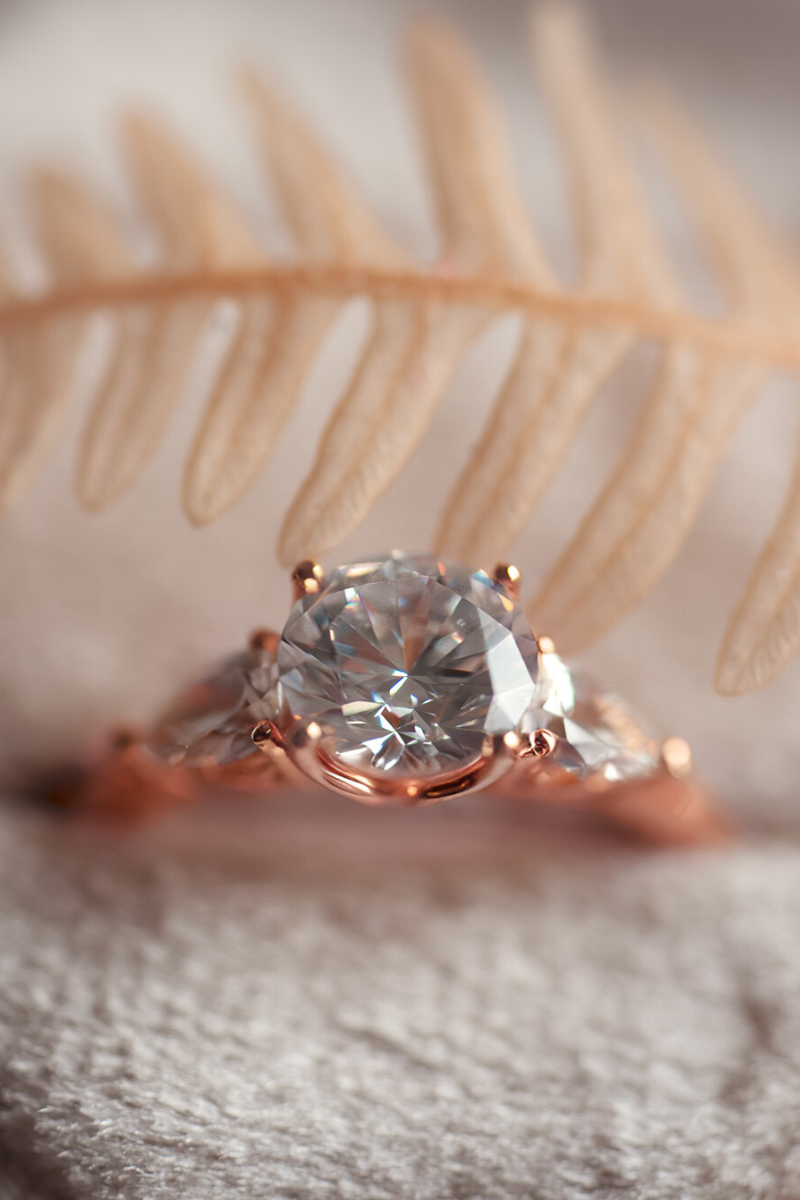 The Garden in 14K Rose Gold - Engagement Ring