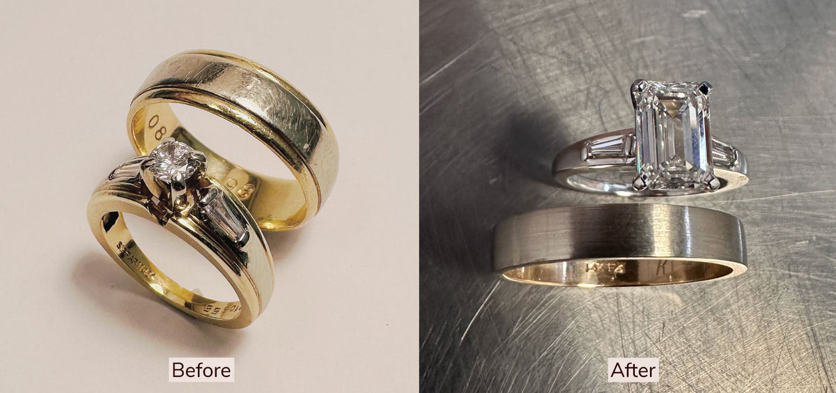 Restyling Rings Jewellery Restyle | Calgary Jewellery Designer | Marlow Design